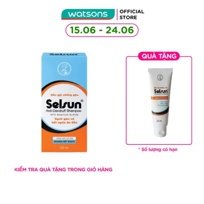 Dầu Gội Selsun Sạch Gàu Anti-Dandruff Shampoo 250ml