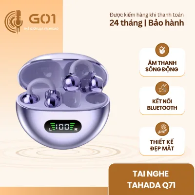 Tahada Q71 Headphones Connect Via Bluetooth with a Beautiful Design, Vivid Sound, and a 24-Month Warranty.