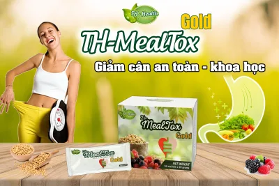 Thực phẩm bảo vệ sức khỏe giảm cân giữ dáng TH-Mealtox GOLD 7 gói