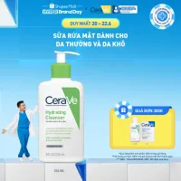 Sữa rửa mặt giúp làm sạch sâu dành cho da thường và da khô Cerave Hydrating Cleanser 236ML