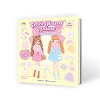 Thời Trang Anime (100+ Stickers Dễ Thương) - Sách Bóc Dán Sticker Thời Trang Cho Bé Gái