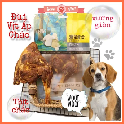 Thức Ăn Cho Chó , Đùi Vịt Áp Chảo, Bổ Sung Dinh Dưỡng, Cung Cấp Canxi