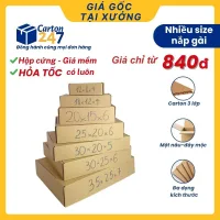 Hộp carton nắp gài NHIỀU KÍCH THƯỚC đóng gói hàng phụ kiện giá rẻ tiết kiệm - Carton 247