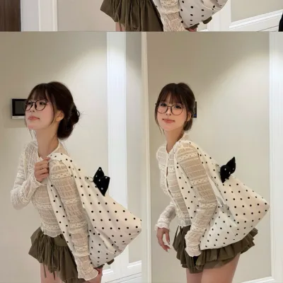 DIDI BAG - TÚI XÁCH NỮ CHẤM BI PHONG CÁCH HÀN QUỐC • IS.BAG •