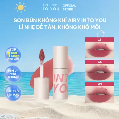 Son Bùn Không Khí Airy INTO YOU Lì Nhẹ Dễ Tán, Không Khô Môi Phù Hợp Với Nhiều Tông Da 1.8g