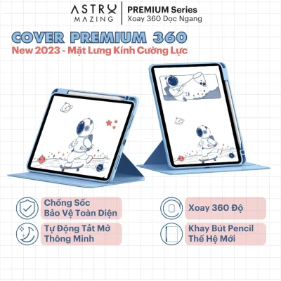 Bao da DIY D03 cover 360 iPad AstroMazing xoay 360 độ chống sốc cho Pro 11 Air 4 5 Gen 8 9