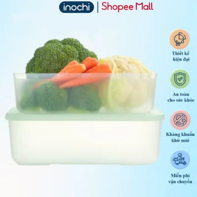 Hộp thực phẩm TRỮ ĐÔNG Inochi, chất liệu nhựa PP chịu nhiệt, hộp cấp đông thịt