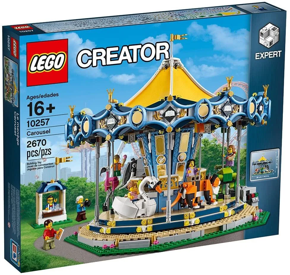 [HAPPY BRICKS] LEGO  CREATOR EXPERT - 10257 - CAROUSEL - VÒNG QUAY VUI VẺ