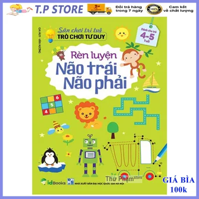 4-5 years old kids right brain training book-brain teaser-thinking games for kids