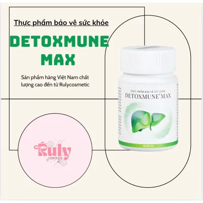 Thực phẩm bảo vệ sức khỏe DETOXMUNE MAX Thanh nhiệt, hỗ trợ chức năng Ga