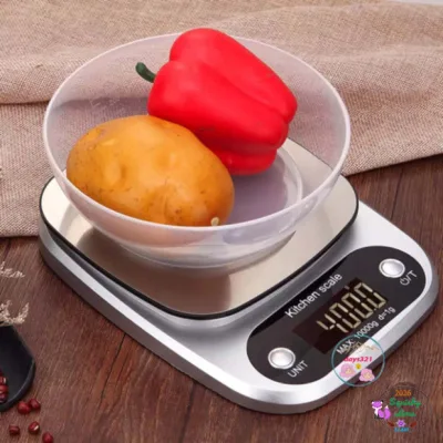 Cân Nhà Bếp Điện Tử WH-305, Chính Xác 1 Gram, Tải Móc 10kg + Tặng 2 Pin Đi Kèm, Tiện Lợi Cho Nhà Bếp