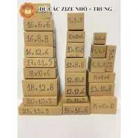 Thùng hộp carton size nhỏ, thùng giấy nhiều kích thước giá rẻ nhất HCM