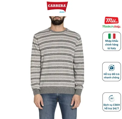 Authentic imported Italian jeans-Carrera Jeans men's round neck long sleeve shirt t842r0226a _ j53-m