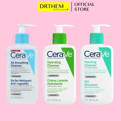Sữa Rửa Mặt Cerave Bản Pháp Có Bill 236 ML - 473ML