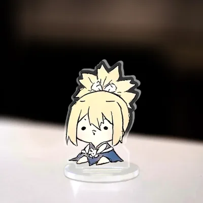 Mô hình Mini Dr.stone Senku Yuzuriha Ogawa Hyoga Chibi Anime Manga Mica trong suốt trang trí góc học tập