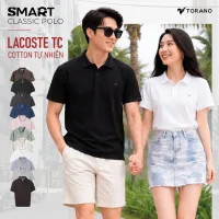 Áo Polo Nam SMART CLASSIC POLO TORANO thoáng khí thoải mái vải cotton trơn Nam Tính, Sang Trọng, Thanh Lịch ESTP038