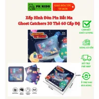 Đồ Chơi Board Game Xếp Hình Đèn Pin Bắt Ma Ghost Catchers 30 Thẻ 60 Cấp Độ Thông Minh Sáng Tạo Cho Bé