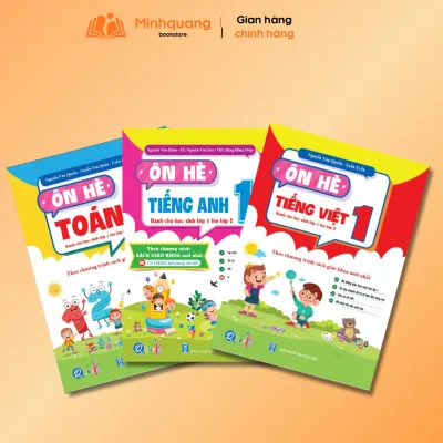 Sách - Ôn Hè Toán Và Tiếng Việt, Tiếng Anh Lớp 1 Dành Cho Học Sinh Lớp 1 Lên Lớp 2