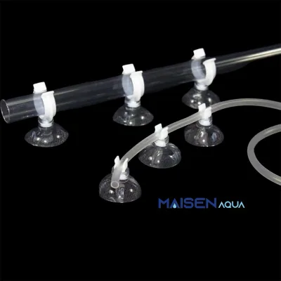 Combo 5 Nút Hít Kính Giữ Cố Định Ống Oxy CO2 Ống Nước Fi 4 Đến Fi 20 Thủy Sinh