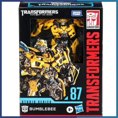 Hasbro Transformers Studio Series 87 Bumblebee Deluex Lớp 115Mm Bộ sưu tập Mô hình Anime Hoạt động Hình Đồ chơi Quà tặng Đồ chơi chính hãng Hasbro