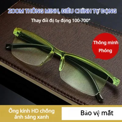 🔍Tự Động Điều Chỉnh Tiêu Cự/Chống Ánh Sáng Xanh🌿Kính Lão Thông Minh Đa Tròng/Tròng Kính Chống Lóa Cao Cấp/Kính Mắt Cho Người Trung Niên Thiết Kế Unisex/Kính Lão Chống Ánh Sáng Xanh/Nhẹ Nhàng Thoải Mái/Chất Liệu Cao Cấp