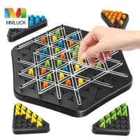 Mmluck Trò chơi máy tính để bàn cờ tam giác, Dây cao su Tư duy logic Chuỗi hình học Cờ vua, Giáo dục Tương tác giữa cha mẹ và con cái Cải thiện trí thông minh Đồ chơi xếp hình tam giác gia đình