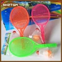 SHZTGM Trẻ em ngoài trời cầu lông tennis đặt vợt cha-con thể thao Đồ chơi giáo dục