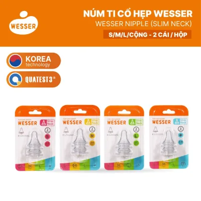 Núm ti cổ HẸP Wesser S/M/L/+ (2 cái/hộp)