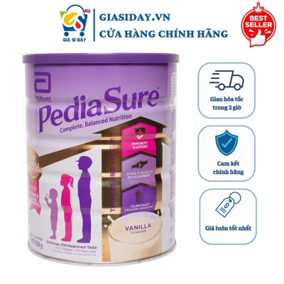 Australian Pediasure Milk with Purple Cap Vanilla Flavor - Formula Milk Powder 850g