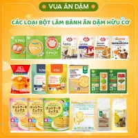 Bột Nguyên liệu hữu cơ làm bánh cho bé ăn dặm