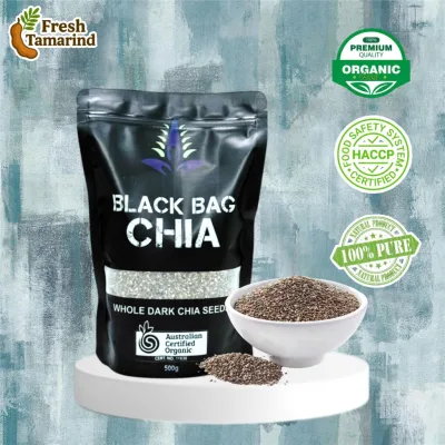 Túi Zip Hạt Chia Đen FT 500gr - Dinh Dưỡng Cho Sức Khỏe Của Cả Nhà