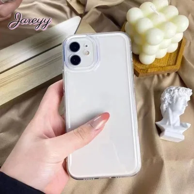 Ốp lưng iPhone TPU mềm trong suốt - Dành cho 11 15 16 Pro Max 12 14 13 Pro Max 16plus XS Max XR 8 7 Plus Màu đen