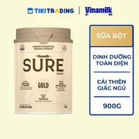 Sữa bột cho người lớn tuổi Vinamilk Sure Prevent 900g (Hộp thiếc) - bổ sung dinh dưỡng và tăng cường sức khỏe