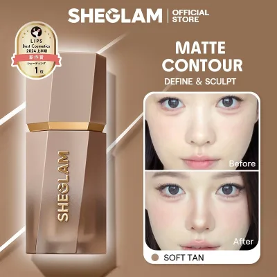 Kem Tạo Khối Dạng Lỏng SHEGLAM Hiệu Ứng Lì, Lên Màu Chuẩn, Tự Nhiên, Lâu Trôi, Trang Điểm Mặt