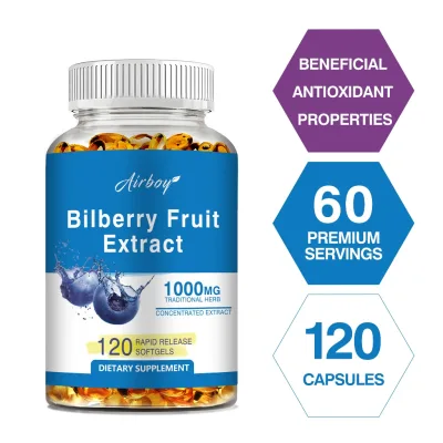 Thực phẩm bổ sung chiết xuất việt quất. 1000 mg mỗi khẩu phần; Thực phẩm bổ sung