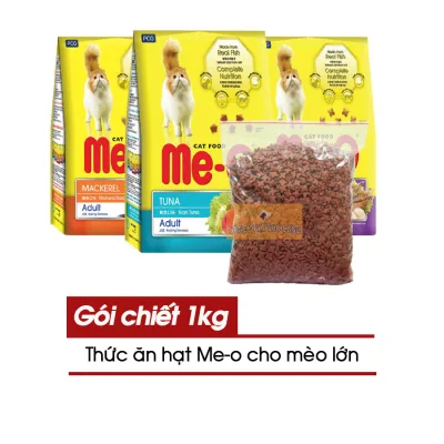 Thức Ăn Mèo Me-O Túi Chiết 1KG - Đủ Vị - [Nông Trại Thú Cưng]