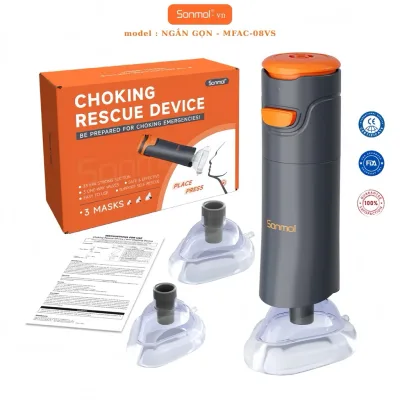 thiết bị sơ cứu hóc dị vật tự động hút sonmol Heimlich MFAC-08VS bảo hành 12 tháng lỗi 1 đổi 1