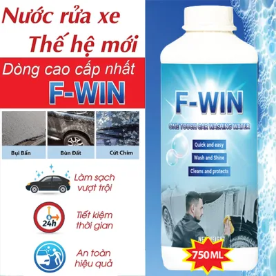 Nước Tẩy Rửa Xe Bọt Tuyết Chăm Sóc Ô Tô Xe Máy F-Win 750ml Đánh Bay Vết Bẩn 1 Chạm One Touch Clean