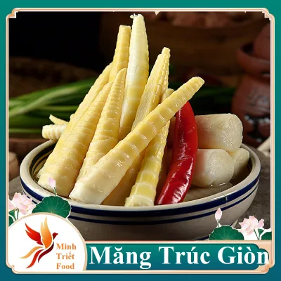 1kg Măng Trúc cay ngâm ớt, giòn ngon vị đặc sản, đồ ăn vặt ăn kèm các loại mỳ cay, bún ốc- ĐẶC SẢN MINH TRIẾT