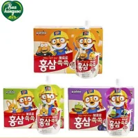 Hộp 10 Túi Nước Trái Cây Hồng Sâm Trẻ Em Pororo Paldo