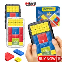 Bộ đồ chơi board game IQ xếp hình đường ray trượt từ tính giải mã mê cung 500 câu đố tư duy logic loại 1 B4KIDS