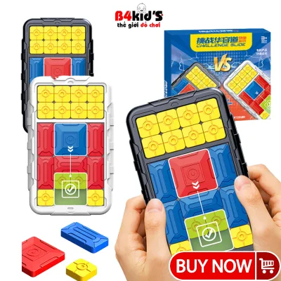 Bộ đồ chơi board game IQ xếp hình đường ray trượt từ tính giải mã mê cung 500 câu đố tư duy logic loại 1 B4KIDS
