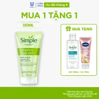 Sữa Rửa Mặt Simple lành tính và hiệu quả cho mọi loại da 150ml