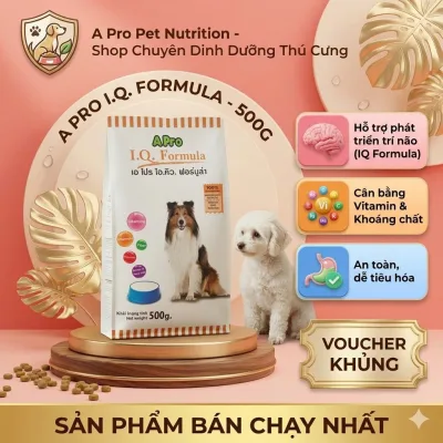 Thức Ăn Cho Chó Trưởng Thành APRO IQ Formula túi 500g - Thức Ăn Hạt Cho Chó