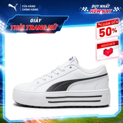 Giày Thời Trang PUMA Nữ Kaia 2.0 White-Black Màu Trắng