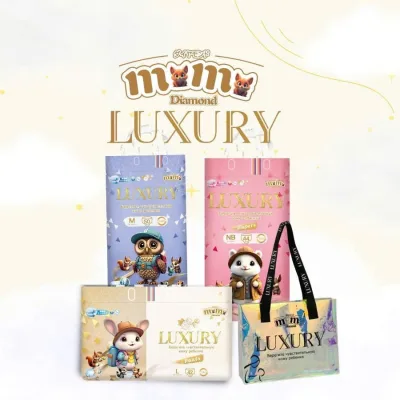 Tã Bỉm Momo Luxury Đóng Đêm, Bỉm Dán/Quần Chính Hãng Full Size Cho Bé