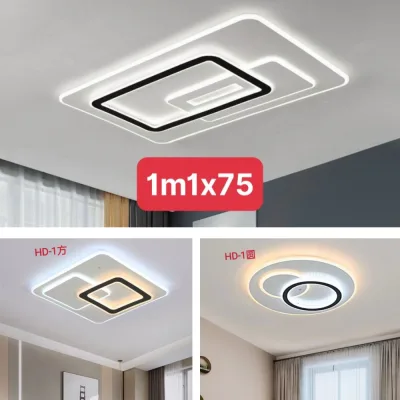 Đèn ốp trần trang trí phòng khách và phòng ngủ phòng bếp kiểu mẫu hiện đại đèn led ốp trần nhà phố biệt thự chung cư