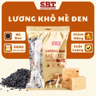 Sbt Mini Dry Food with Black Sesame Flavor 500g Provides Quick Nutrition