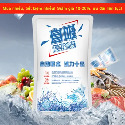 Túi gel đá khô giữ lạnh lâu, sử dụng 1 lần, dùng để làm lạnh thực phẩm