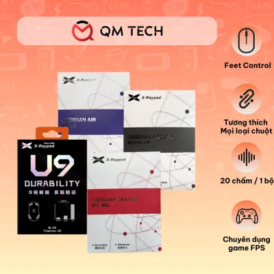 Mouse Feet X-RAYPAD Obsidian Control | QMTECH STORE